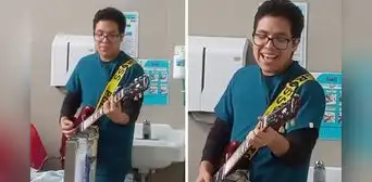 Médico peruano alegra con canciones a niños en el hospital y usuarios lo elogian: "Vocación de servicio"