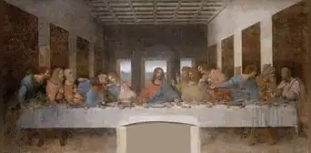 San Martin de Porres y Santa Rosa juntos a la Última Cena de Da Vinci San Martin de Porres y Santa Rosa juntos a la Última Cena de Da Vinci