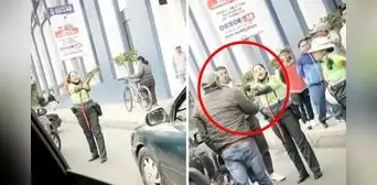 Callao: policía apunta con arma a chofer que habría intentado darse a la fuga y la habría atropellado