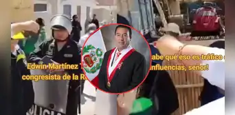 Edwin Martínez intentó usar su cargo de congresista para impedir desalojo: Habría cometido tráfico de influencias Edwin Martínez intentó usar su cargo de congresista para impedir desalojo: Habría cometido tráfico de influencias