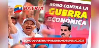 Bono de Guerra y Primer Bono Especial con NUEVO MONTO HOY, 1 de septiembre 2024: fecha de pago y buenas noticias Patria Bono de Guerra y Primer Bono Especial con NUEVO MONTO HOY, 1 de septiembre 2024: fecha de pago y buenas noticias Patria