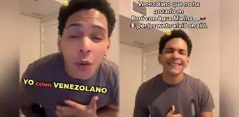 Joven venezolano es tendencia tras revelar lo que le enamoró de Perú: "Agua Marina es cumbia elegante" Joven venezolano es tendencia tras revelar lo que le enamoró de Perú: "Agua Marina es cumbia elegante"
