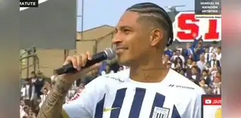 Paolo Guerrero cometió impensado exabrupto tras ser presentado: "Arriba Alianza, la c..."