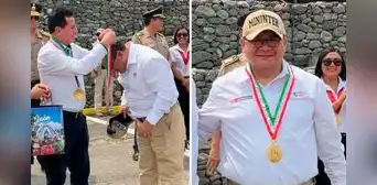 Alcalde de Jaén condecora a ministro del Interior, pese a cuestionamientos por la delincuencia en Perú Alcalde de Jaén condecora a ministro del Interior, pese a cuestionamientos por la delincuencia en Perú