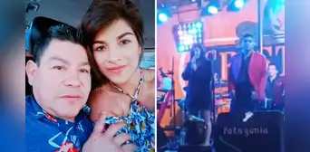 Esposa de Dilbert Aguilar aparece en show y se quiebra al dar detalles de la salud del cantante