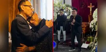 Cantante de Hermanos Yaipén rompe en llanto al cantar en velorio de su padre: “Te amaré siempre mi superhéroe”