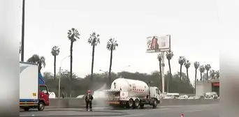 Reabren la Panamericana Sur tras 7 horas de cierre por accidente de fuga de gas de camión cisterna en San Borja