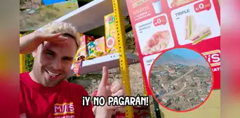 Youtuber peruano abre una tienda en un cerro de Villa María del Triunfo y regala todos los productos: "Chapa tu canasta"