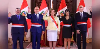 Presidenta Dina Boluarte realizó juramentación a 4 nuevos ministros y reformula el gabinete ministerial del 2024