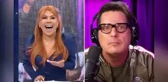 Magaly Medina se ríe de Cristian Rivero por sus críticas a Latina: "En la televisión hay niveles" Magaly Medina se ríe de Cristian Rivero por sus críticas a Latina: "En la televisión hay niveles"