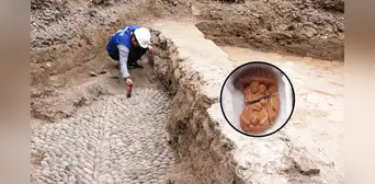 Hallazgo en el Callao: descubren piso de más de 250 años junto a un medallón religioso proveniente de España