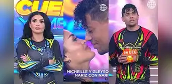 Michelle Soifer es sorprendida por su 'saliente' en EEG y él le roba un beso en vivo Michelle Soifer es sorprendida por su 'saliente' en EEG y él le roba un beso en vivo