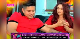 Génesis Tapia menosprecia auto que su esposo le compró por su perdón: “¿Crees que un carro me va a sorprender?”