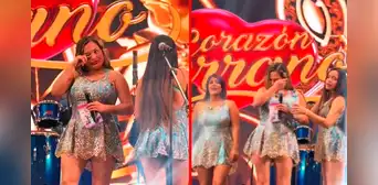 Lesly Águila llora en pleno concierto de Corazón Serrano y genera preocupación entre sus seguidores Lesly Águila llora en pleno concierto de Corazón Serrano y genera preocupación entre sus seguidores