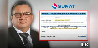 Ministro Santiváñez y sus estudios tienen S/432.000 de deuda con Sunat