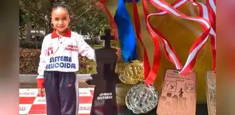 Niña peruana de 6 años logra medallas de oro y se convierte en tricampeona nacional de ajedrez