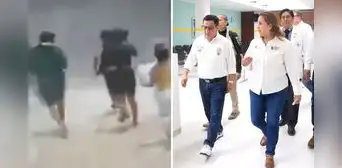 Dina Boluarte: persiguen y lanzan piedras a vehículo que trasladaba a la presidenta en Piura Dina Boluarte: persiguen y lanzan piedras a vehículo que trasladaba a la presidenta en Piura