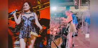 Lesly Águila de Corazón Serrano conmueve en redes al defender a un niño durante concierto Lesly Águila de Corazón Serrano conmueve en redes al defender a un niño durante concierto