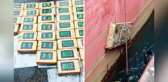 Nueva modalidad del narcotráfico: incautan 42 kilos de cocaína adherida con imanes a embarcación del Callao