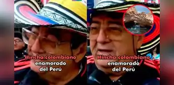 Colombiano llega para alentar a su selección, pero queda enamorado de Perú: “Es el país más lindo que he visitado”