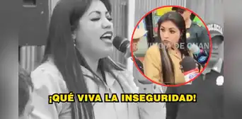 Congresista fujimorista Vivian Olivos se enfrenta a periodista y comete lapsus en discurso: "¡Que viva la inseguridad!" Congresista fujimorista Vivian Olivos se enfrenta a periodista y comete lapsus en discurso: "¡Que viva la inseguridad!"