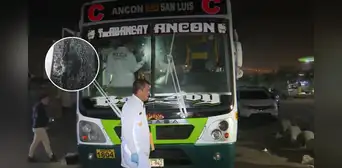 Sicarios disparan contra bus Vipusa en Ancón y dejan un mecánico herido por presunto ajuste de cuentas