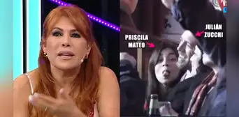 Magaly Medina critica a Priscila Mateo por mostrarse en evento con Julián Zucchi: "Ya es una farandulera"