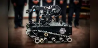 El nuevo robot que desactiva bombas creado por ingenieros de la UNSA: “Podría entregarse a las Fuerzas Armadas”