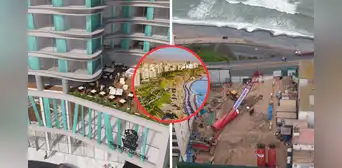 Un hotel de lujo de 5 estrellas en el Malecón de Miraflores que tendrá 20 pisos se está construyendo entre tanta controversia Un hotel de lujo de 5 estrellas en el Malecón de Miraflores que tendrá 20 pisos se está construyendo entre tanta controversia
