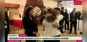 Dina Boluarte acudió al velorio del exdictador Alberto Fujimori en el Museo de la Nación Dina Boluarte acudió al velorio del exdictador Alberto Fujimori en el Museo de la Nación