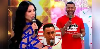 Pamela Franco sorprende al regresar a 'América Hoy' y Edson Dávila le hace insólita broma: ¿fue sobre Christian Cueva? Pamela Franco sorprende al regresar a 'América Hoy' y Edson Dávila le hace insólita broma: ¿fue sobre Christian Cueva?