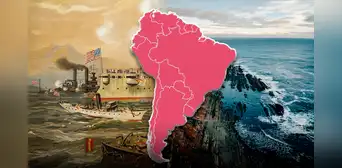 El único país de América Latina que tiene acceso a 3 océanos y superó a Estados Unidos con su fuerza naval en 1879 El único país de América Latina que tiene acceso a 3 océanos y superó a Estados Unidos con su fuerza naval en 1879