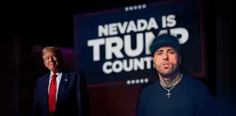 Nicky Jam apoya a Trump en mitin de Las Vegas, pero él lo confunde con una mujer: "Es una cantante sexy" Nicky Jam apoya a Trump en mitin de Las Vegas, pero él lo confunde con una mujer: "Es una cantante sexy"