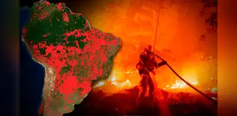 Los países de Sudamérica más afectados por los incendios forestales: Perú entre los más perjudicados Los países de Sudamérica más afectados por los incendios forestales: Perú entre los más perjudicados