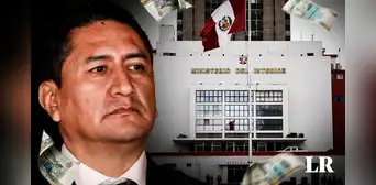 Ministerio del Interior aumenta a medio millón de soles recompensa por prófugo Vladimir Cerrón Ministerio del Interior aumenta a medio millón de soles recompensa por prófugo Vladimir Cerrón