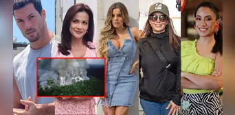 Alejandra Baigorria, Patricio Parodi y otros famosos se suman a la protesta por incendios forestales en Perú Alejandra Baigorria, Patricio Parodi y otros famosos se suman a la protesta por incendios forestales en Perú