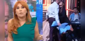 Magaly Medina arremete contra show de Julián Zucchi y critica beso a Priscila Mateo: "Me dio penita"