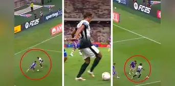 Carrillo debutó con Corinthians en Sudamericana: recuperó un balón e hizo una destacada jugada individual