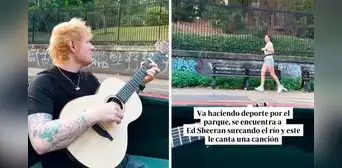 Joven sale a correr al parque y se encuentra con Ed Sheeran paseando en bote: ¡Le dedicó una canción! Joven sale a correr al parque y se encuentra con Ed Sheeran paseando en bote: ¡Le dedicó una canción!