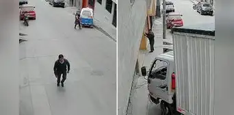 Hombre se salva de accidente tras resbalar en pendiente y en redes dicen:"Es sobrenatural" Hombre se salva de accidente tras resbalar en pendiente y en redes dicen:"Es sobrenatural"