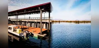El embarcadero más grande de Puno se construye sobre el Lago Titicaca con una inversión de S/18 millones El embarcadero más grande de Puno se construye sobre el Lago Titicaca con una inversión de S/18 millones