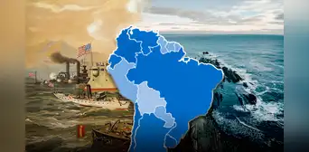 El único país de América Latina que tiene acceso a 3 océanos y superó a Estados Unidos con su fuerza naval en 1879 El único país de América Latina que tiene acceso a 3 océanos y superó a Estados Unidos con su fuerza naval en 1879