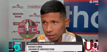 Edison Flores y su firme respaldo a jugadores de Sport Boys por jugada provocadora de Segundo Portocarrero