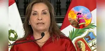 Dina Boluarte comete 'lapsus' y se viraliza en redes: "De 38 incendios forestales, solo están activos 38, hemos avanzado" Dina Boluarte comete 'lapsus' y se viraliza en redes: "De 38 incendios forestales, solo están activos 38, hemos avanzado"