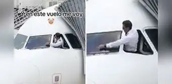 Piloto limpió luna de avión con trozo de papel y usuarios bromean: “Para ver el semáforo” Piloto limpió luna de avión con trozo de papel y usuarios bromean: “Para ver el semáforo”