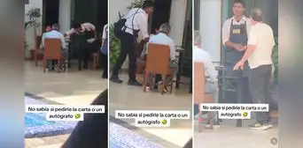 Mesero impacta por gran parecido a Christian Yaipén del Grupo 5: “No sé si pedirle la carta o autógrafo” Mesero impacta por gran parecido a Christian Yaipén del Grupo 5: “No sé si pedirle la carta o autógrafo”