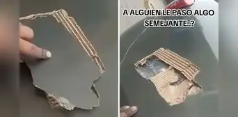 Conductor revisa la reparación de su auto y descubre lo impensado: “Fibra de 'cartono'”