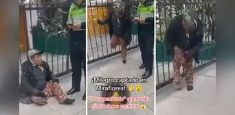 Ponen en evidencia a hombre que fingía discapacidad y usuarios dicen: "¡El colmo!"