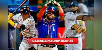 CALENDARIO de la LVBP 2024-25: fechas y cruces OFICIALES de Leones, Magallanes, Tiburones y otros equipos CALENDARIO de la LVBP 2024-25: fechas y cruces OFICIALES de Leones, Magallanes, Tiburones y otros equipos