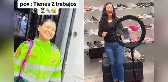Mujer policía muestra su segundo trabajo y es felicitada en redes: “Rumbo al éxito” Mujer policía muestra su segundo trabajo y es felicitada en redes: “Rumbo al éxito”